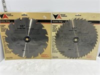 2 Krome King 10" saw blades