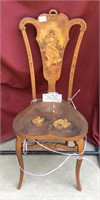 F. H. Conant Hand Painted 1800's Side Chair