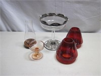 Lot of Various Candle Holders/Hoods