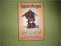 Captain Morgan Wooden Sign  13x19 inches