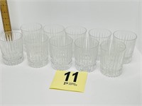 (10) Fostoria Clear Bar Glasses