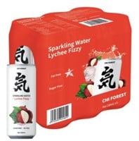6pk Sparkling Water Lychee Fizzy