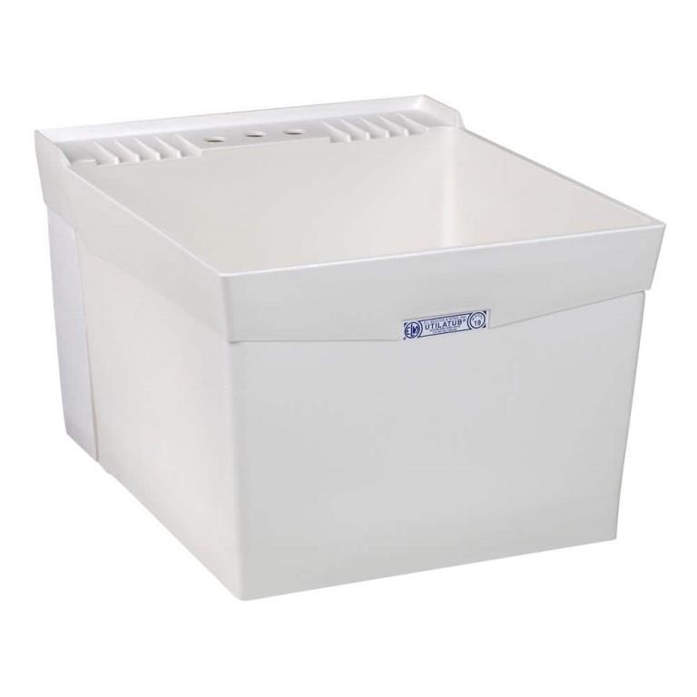 MUSTEE Utilatub 20x24 in. Wall-mount Tub