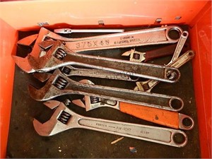 Drawer of Adjustable Wrenches