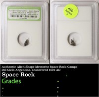 Authentic Alien Shape Meteorite Space Rock Campo D