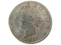1887 Liberty Nickel