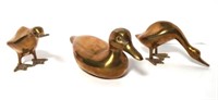 Brass Duck Figurines