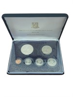 1973 British Virgin Islands Proof coin set. First