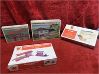 Bachmann O27 scale plasticville USA buildings.