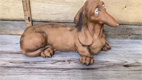 Yard decor weenie dog