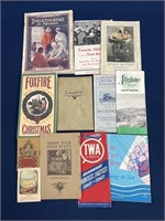 Vintage assorted Books, pamphlets and