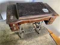 Antique Standard Sewing Machine w/ Cabinet