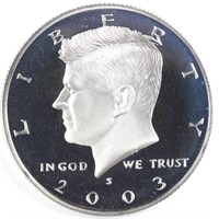 2003-S 90% Silver Proof Kennedy Half Dollar