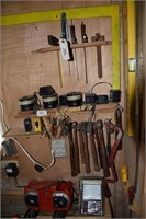Various Speed Squares, Drill Battery Chargers,