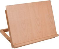 Art Wood Desk Table, 30-60 Degree Free Adjustment