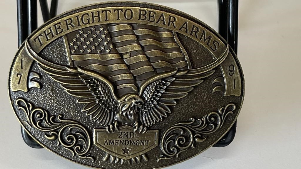 The Right to Bear Armms Belt Buckle