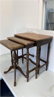 Nesting tables wood