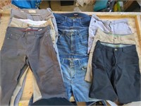 Men's Jeans, Pants, and Shorts, Mostly 36 Waist,