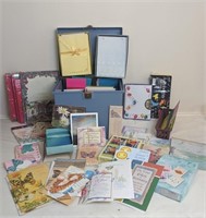 GREETING CARDS AND STORAGE BOX