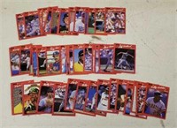 Stack of baseball cards