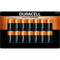 Duracell D 1.5V Alkaline D14 Batteries - 14 Pack