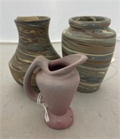 3 pc, Niloka, 3 vases