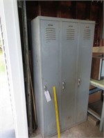 3 Door Locker Cabinet 18"D x 36"W x 72"H