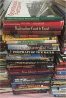 Large Group of Train Books