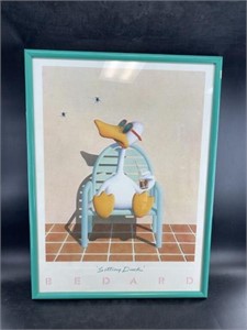 Michael Bedard print of his sitting duck poster pa