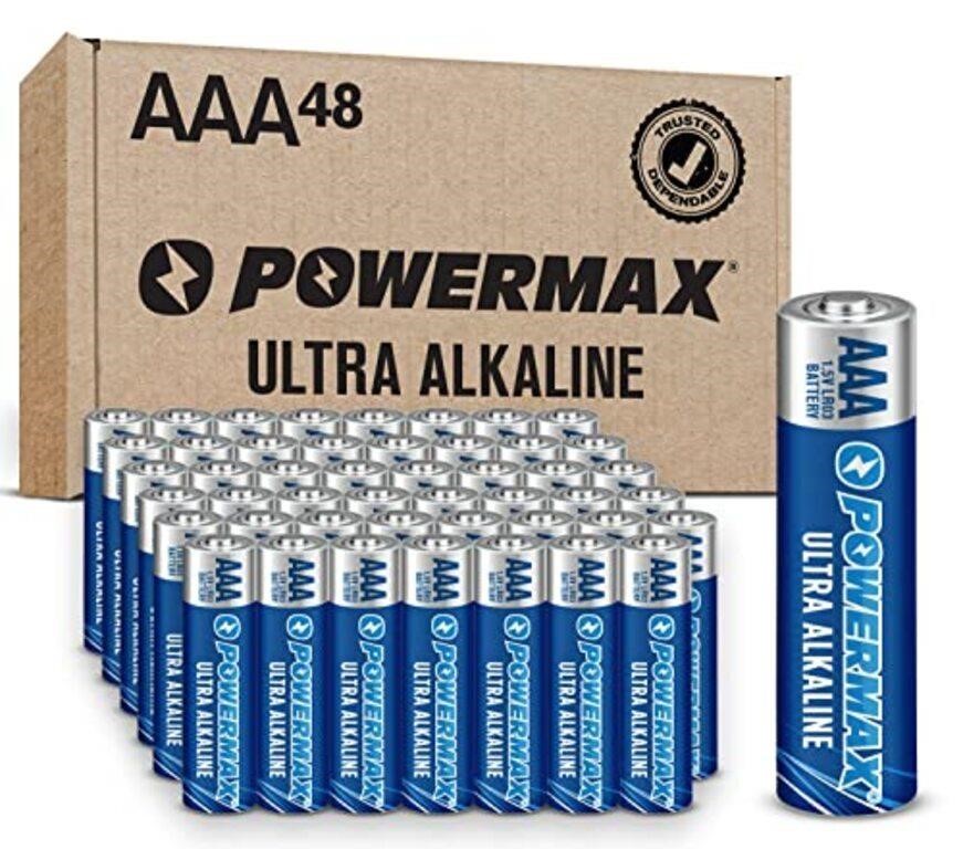 Powermax 48-Count AAA Batteries, Ultra Long
