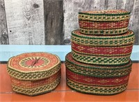 Woven nesting boxes plus one