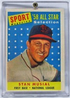 1958 Topps All Star Selection Stan Musial
