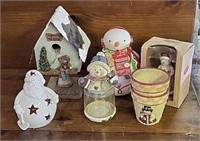 Christmas Decor - Snowmen, Birdhouse & More