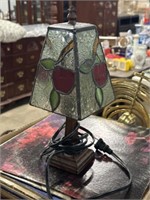 Stained glass Apple lamp