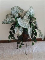 Artificial House Plant w/Stand