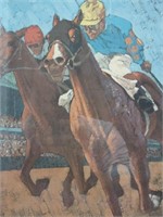 Prudential Northern Dancer Horse Race Art Print