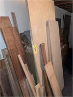 Wall of Wood Pieces, Wood Dresser, Lumber