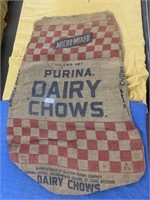 Purine Dairy Chows 100 lb. Burlap bag