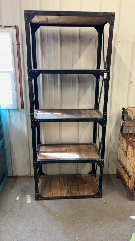 Industrial reclaimed bookcase - 32x79 inches