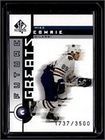 2001 SP Authentic 112 Mike Comrie 1737/3500