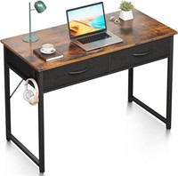 40 Inch  ODK 40 Inch Desk with Fabric Drawers  Van