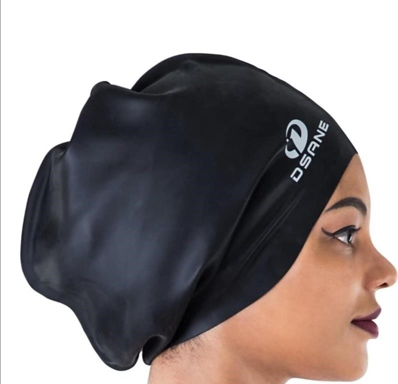 New Dsane Extra Large Swimming Cap for Women and
