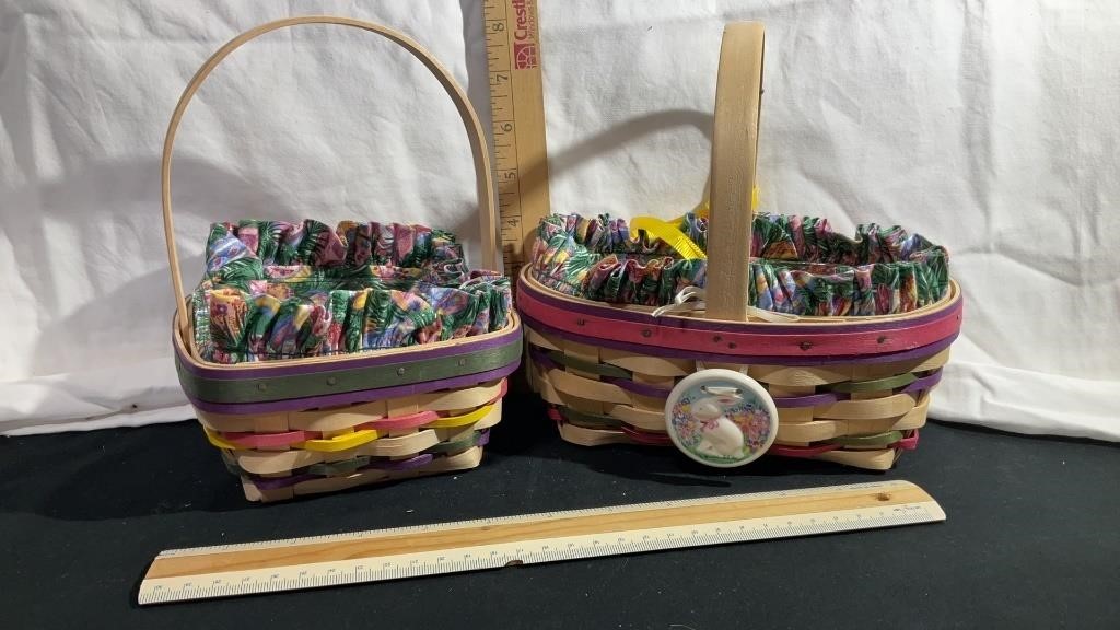 Easter Longaberger Baskets, (2)