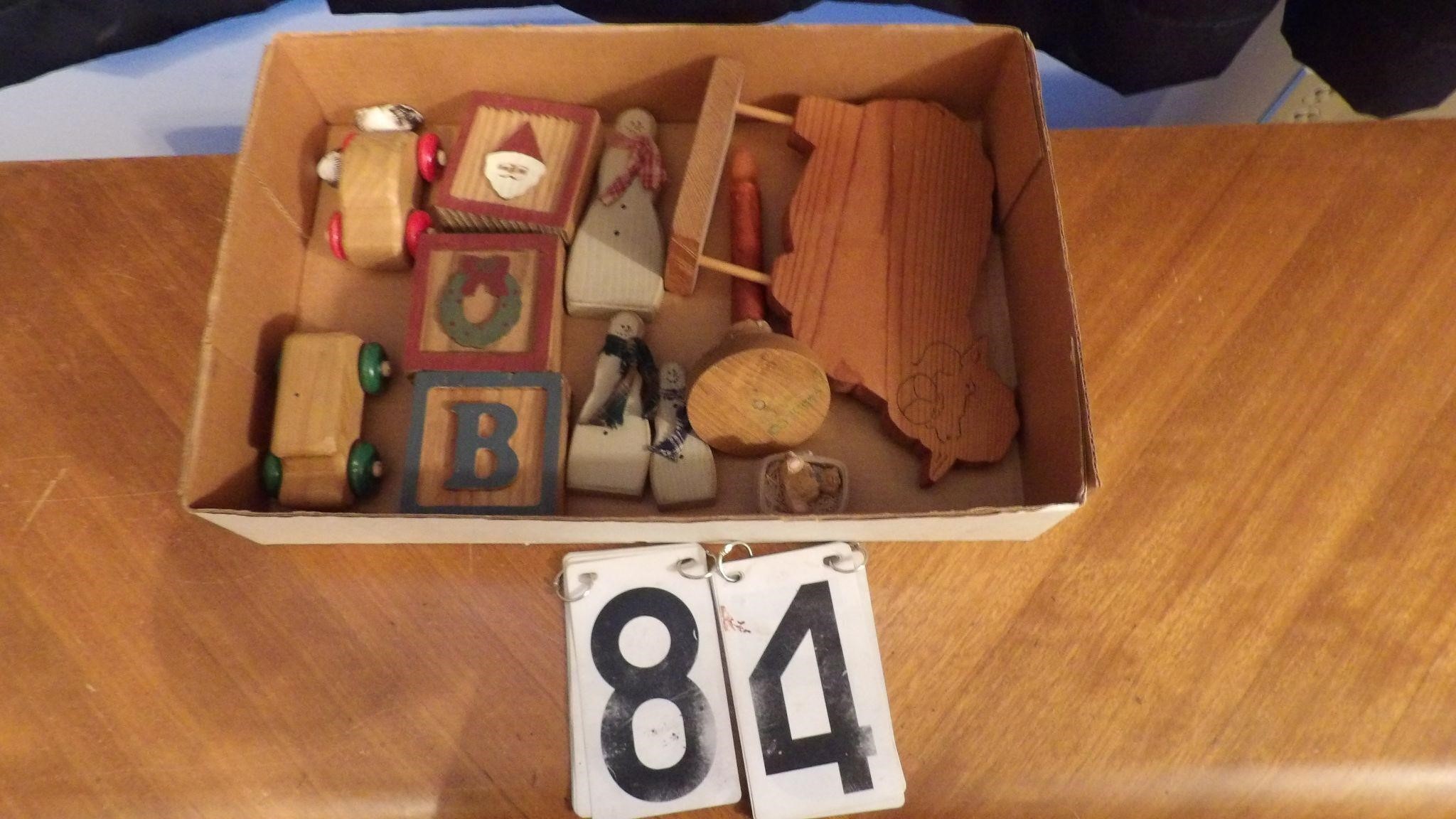 Wooden Cars, Blocks & Snowmen