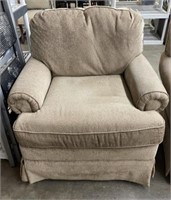 Rocking Swivel Upholstered Arm Chair