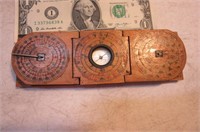 Antique Oriental unique Compass-Type Item
