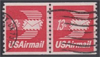 US Stamps #C83 Used Pair with PF Certificate