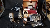 Vintage Polaroid, yashica, revere, Kodak cine