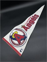 Vintage 1980's MLB California Angels Pennant