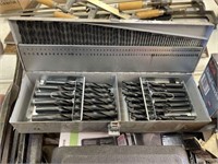Large Set of Assorted Drill Bits in Case